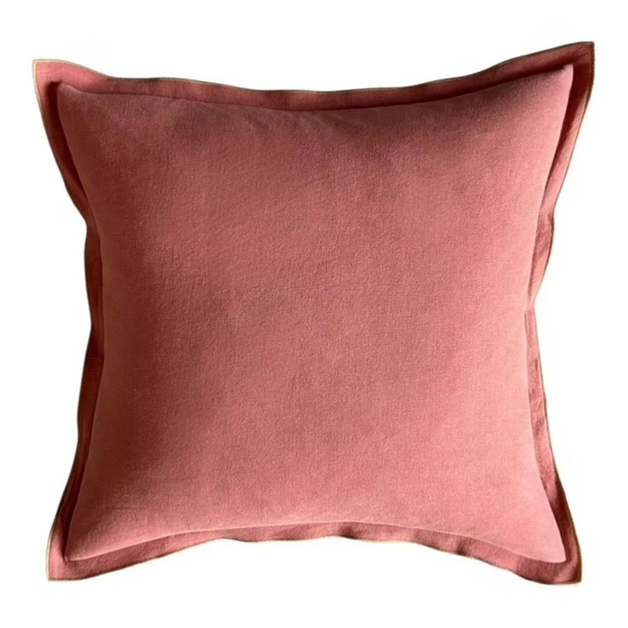 Linen Rust Cushion