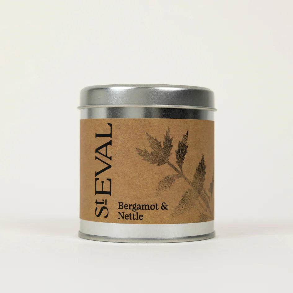 Bergamot & Nettle Scented Tin Candle