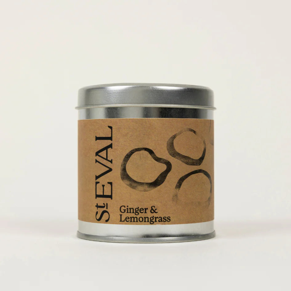 Ginger & Lemongrass Scented Tin Candle