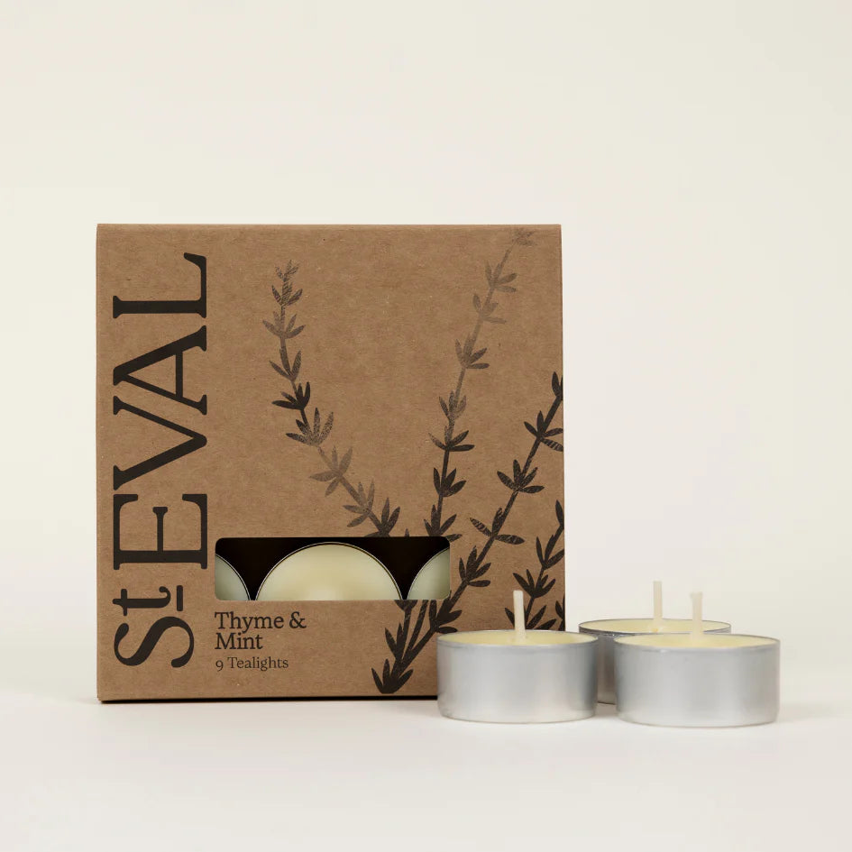 Thyme & Mint Scented Tealights