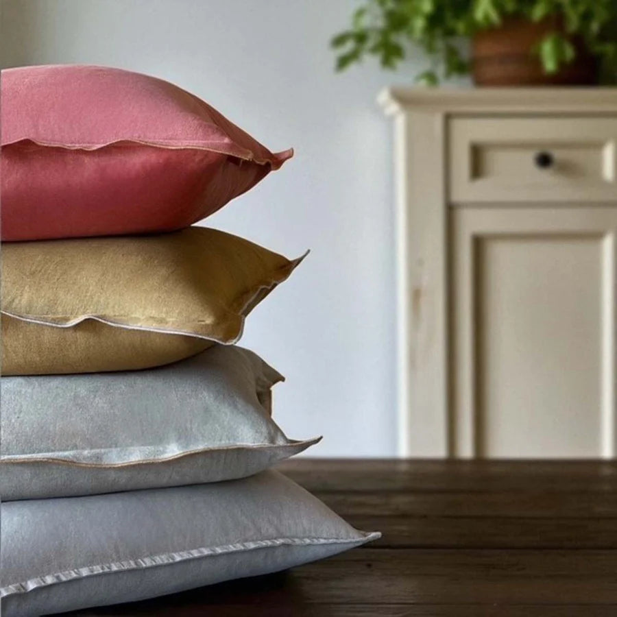Linen Rust Cushion