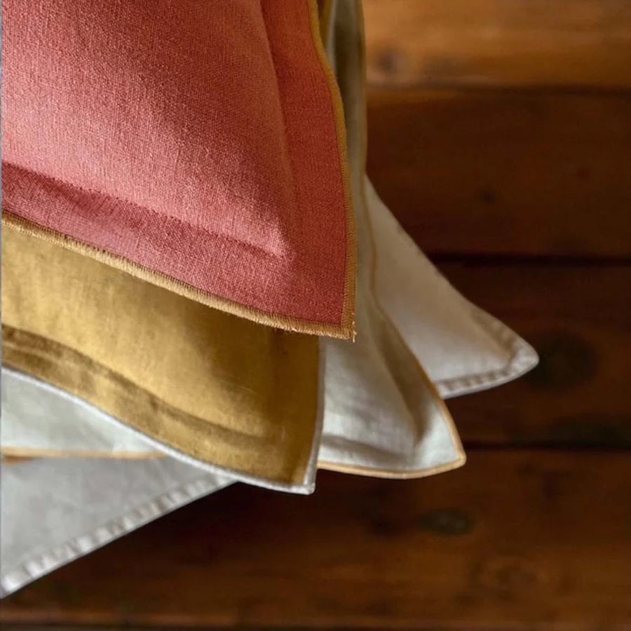 Linen Rust Cushion