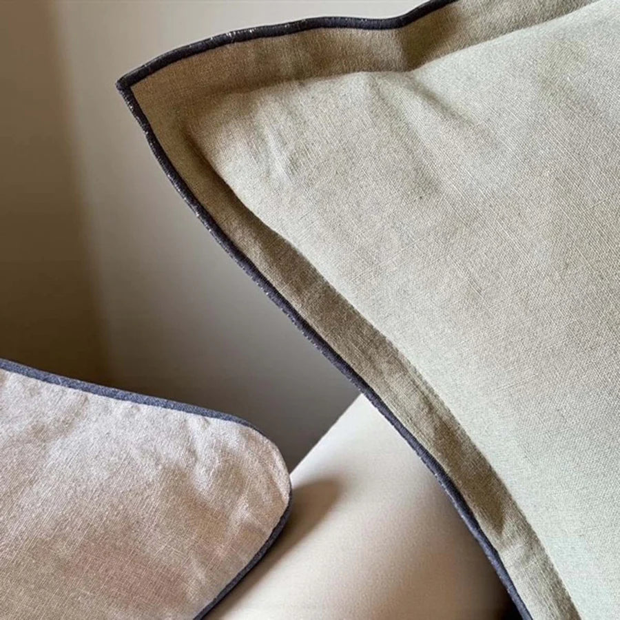 Linen Olive Cushion