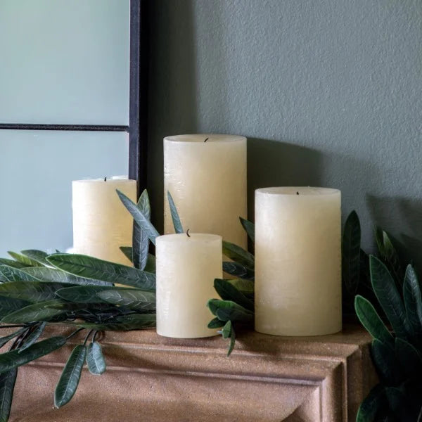 Rustic Pillar Candle