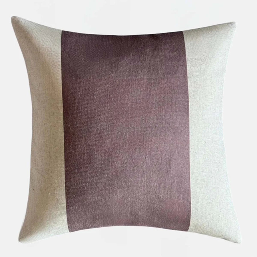 Atlantic Stripe Rouge Cushion
