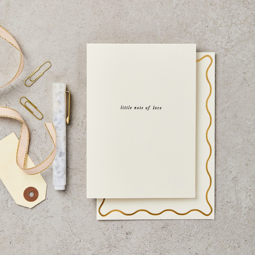Little note of Love Greeting Card