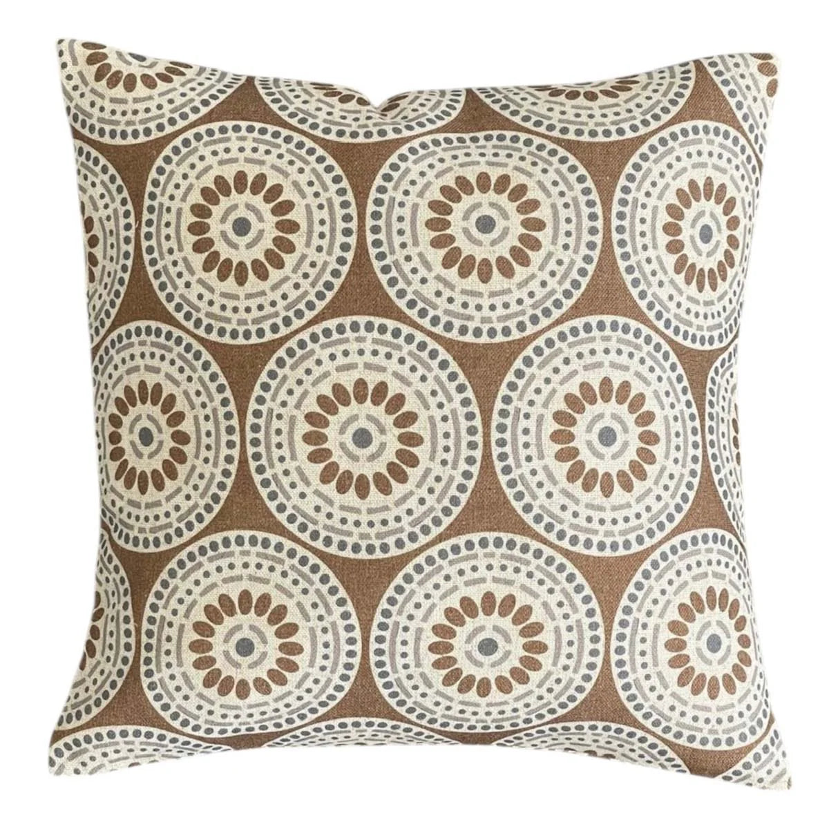 Havana Circles Ochre Cushion
