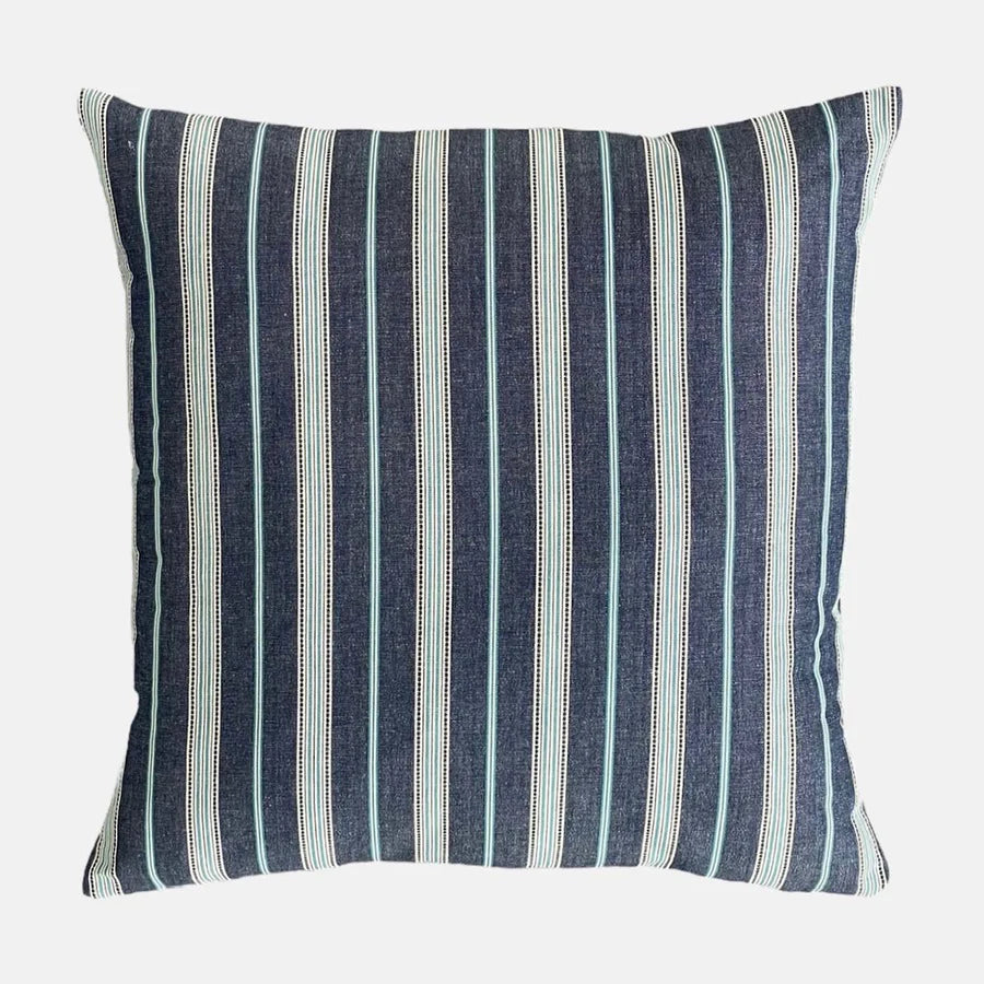 Pima Blue Stripe Cushion