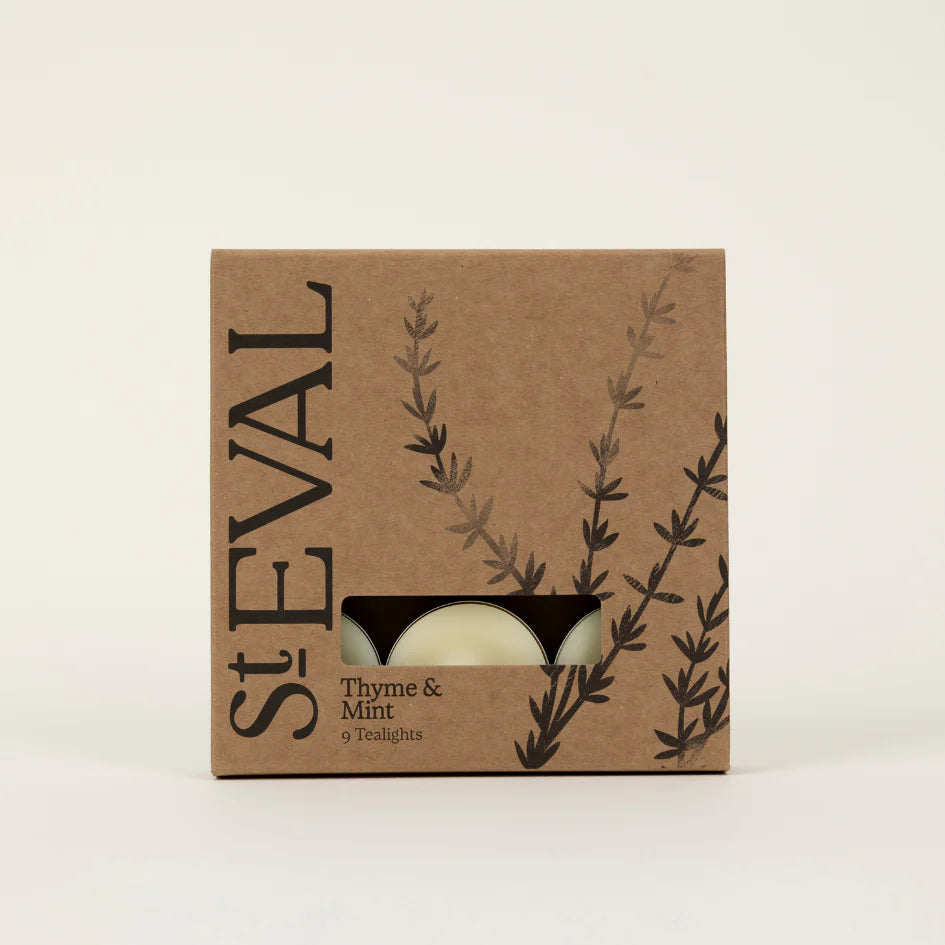 Thyme & Mint Scented Tealights